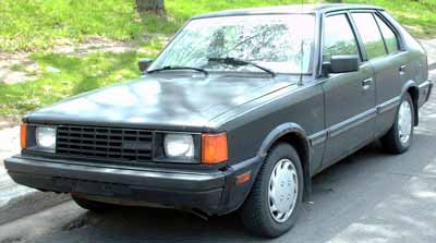 A Hyundai Pony car