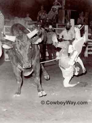 Bucking bull Sky High of Carpenter Rodeo Company